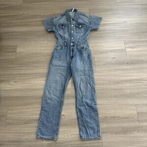 ZARA Denim Jumpsuit size S
